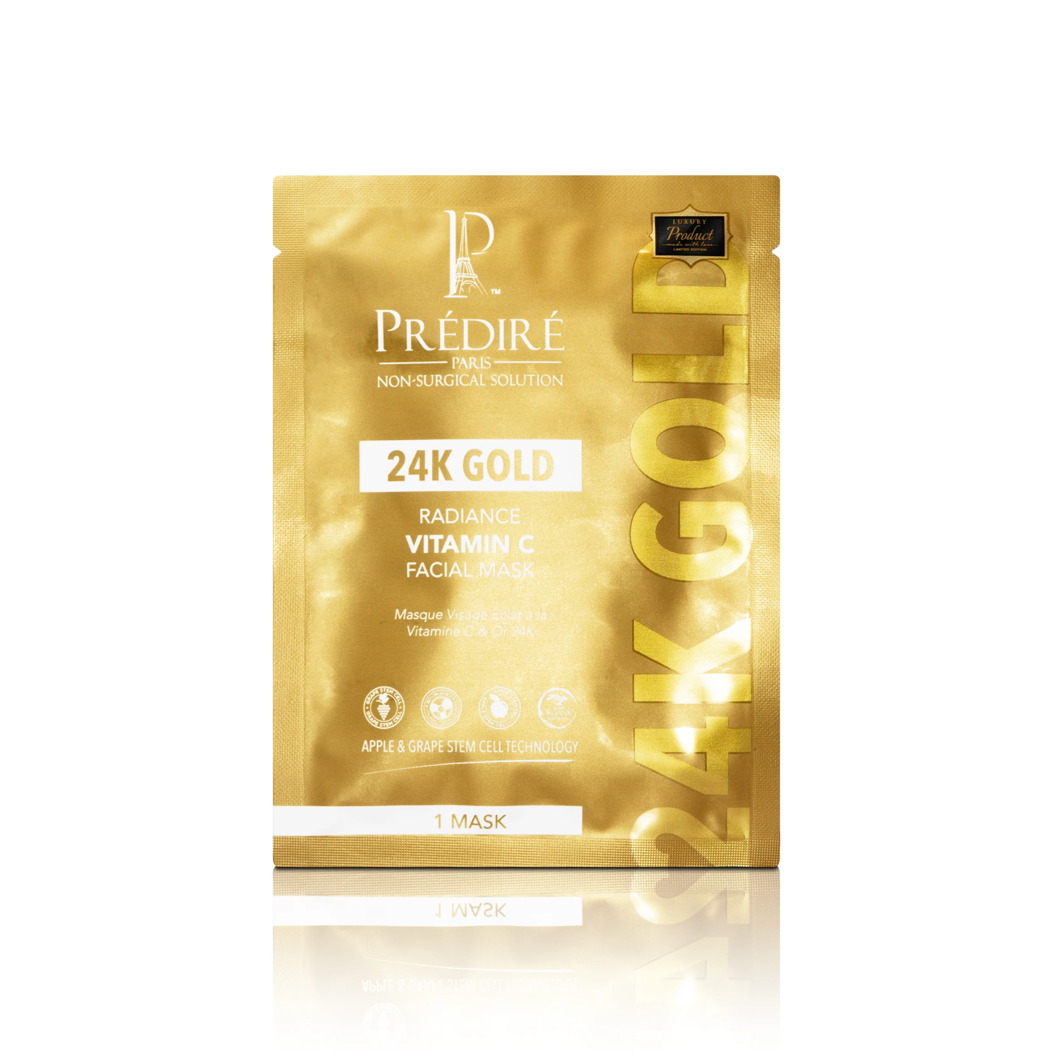 24K Gold Radiance Vitamin C Facial Mask - Image 3