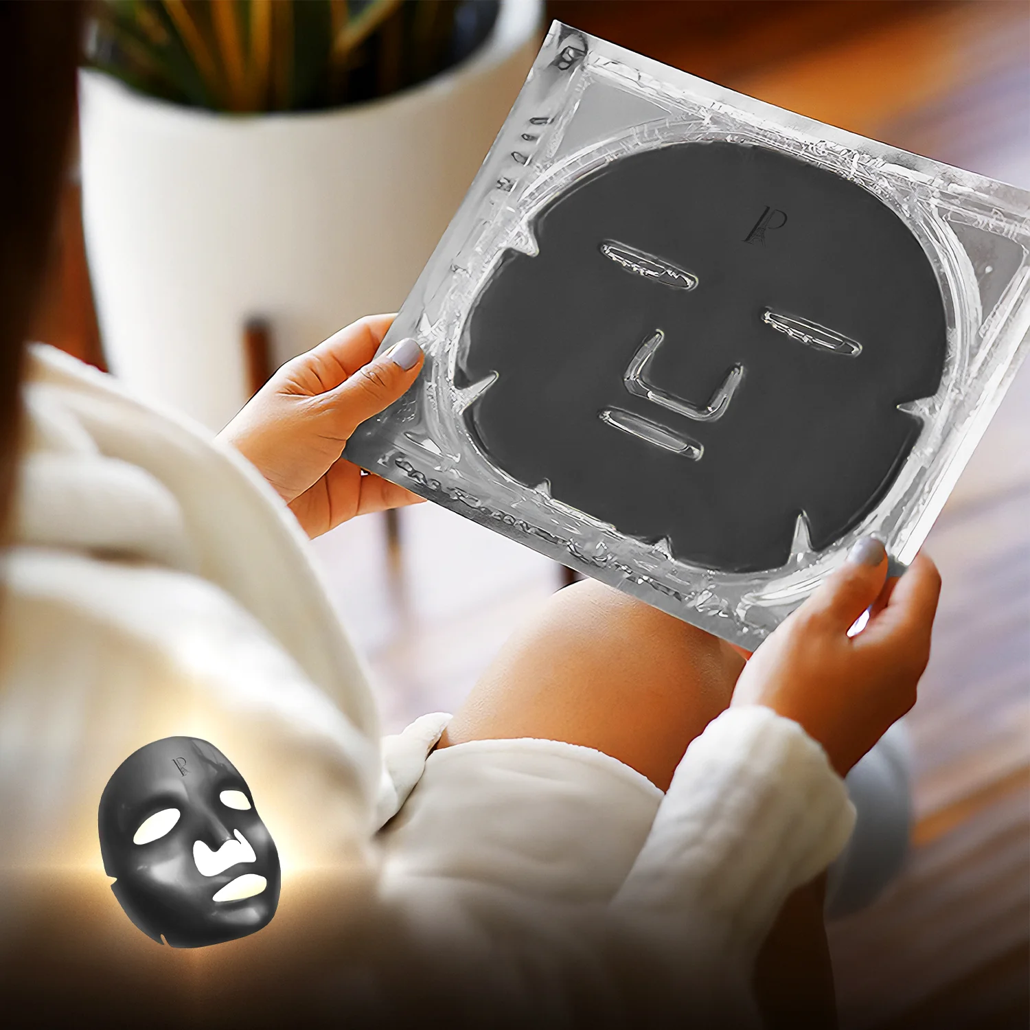 African Black Mud Deep Hydration Facial Mask - Single Mask - Image 2