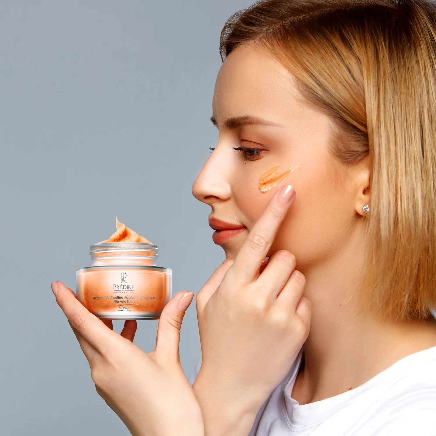 Argan Oil Facial Peeling Gel with Vitamin E & A - Image 4