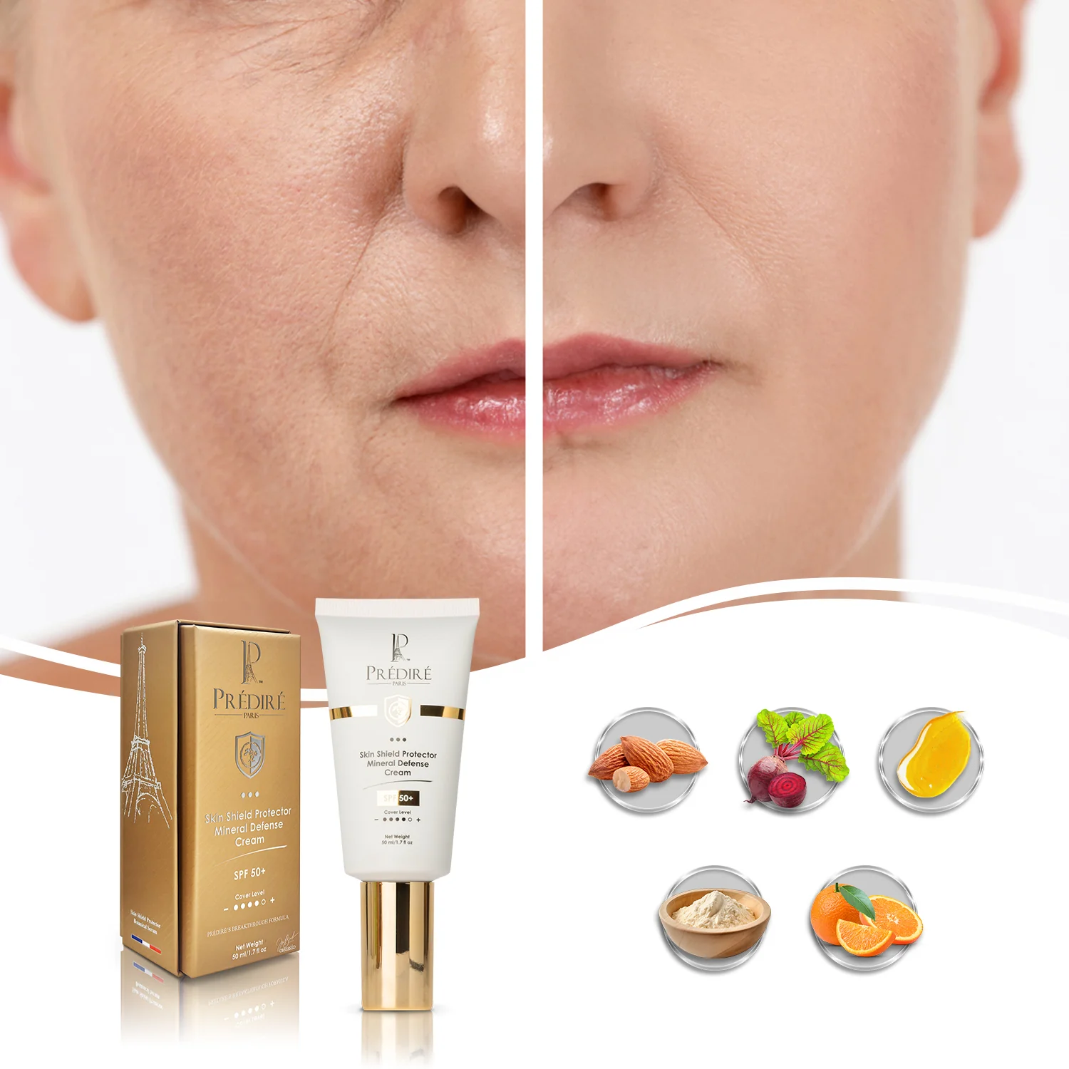 Everyday Care Skin Shield Protector Mineral Defense Cream SPF 50+(Vitamin E & A Booster) - Image 7