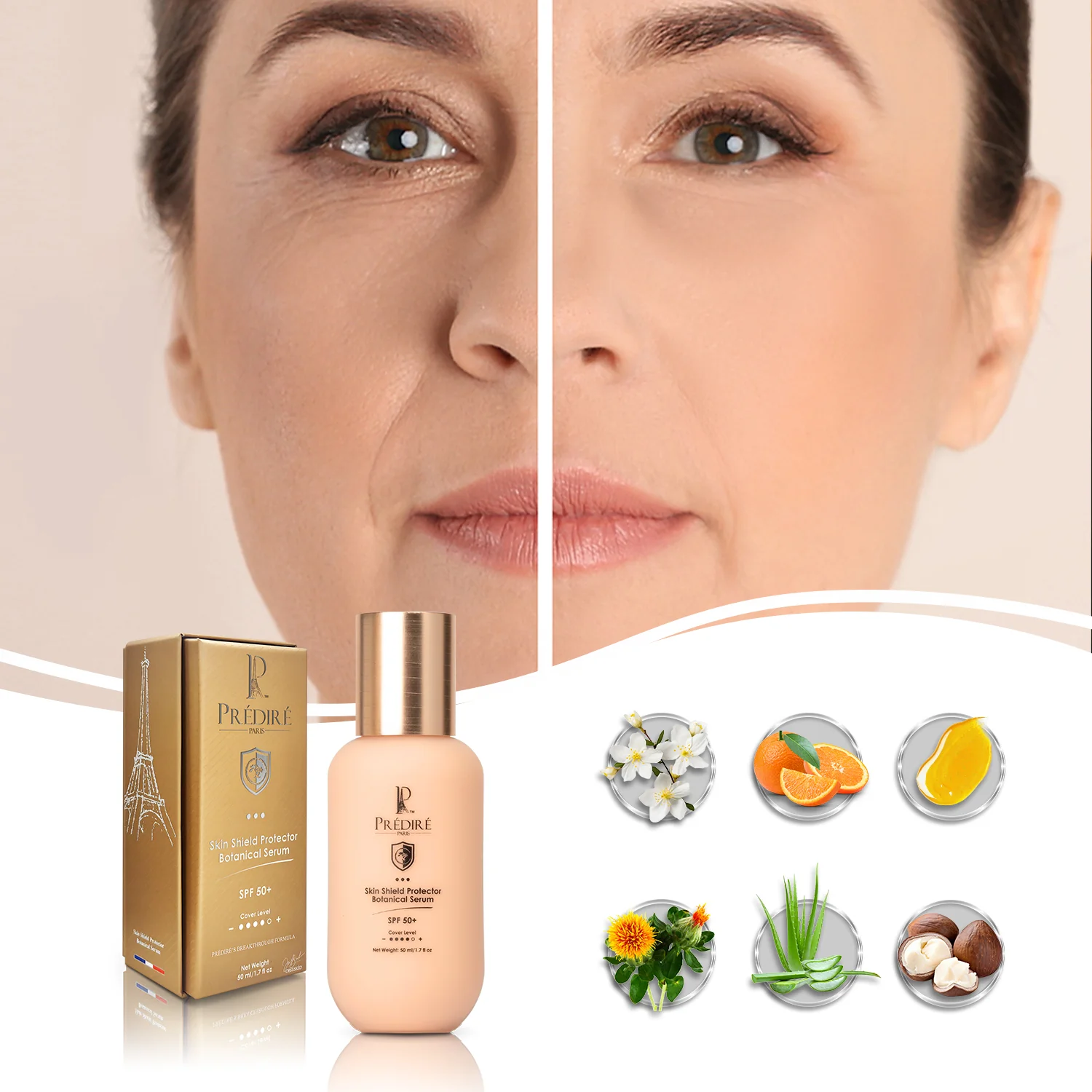 Everyday Care Skin Shield Protector Botanical Serum SPF 50+(Vitamin E & A Booster) - Image 7