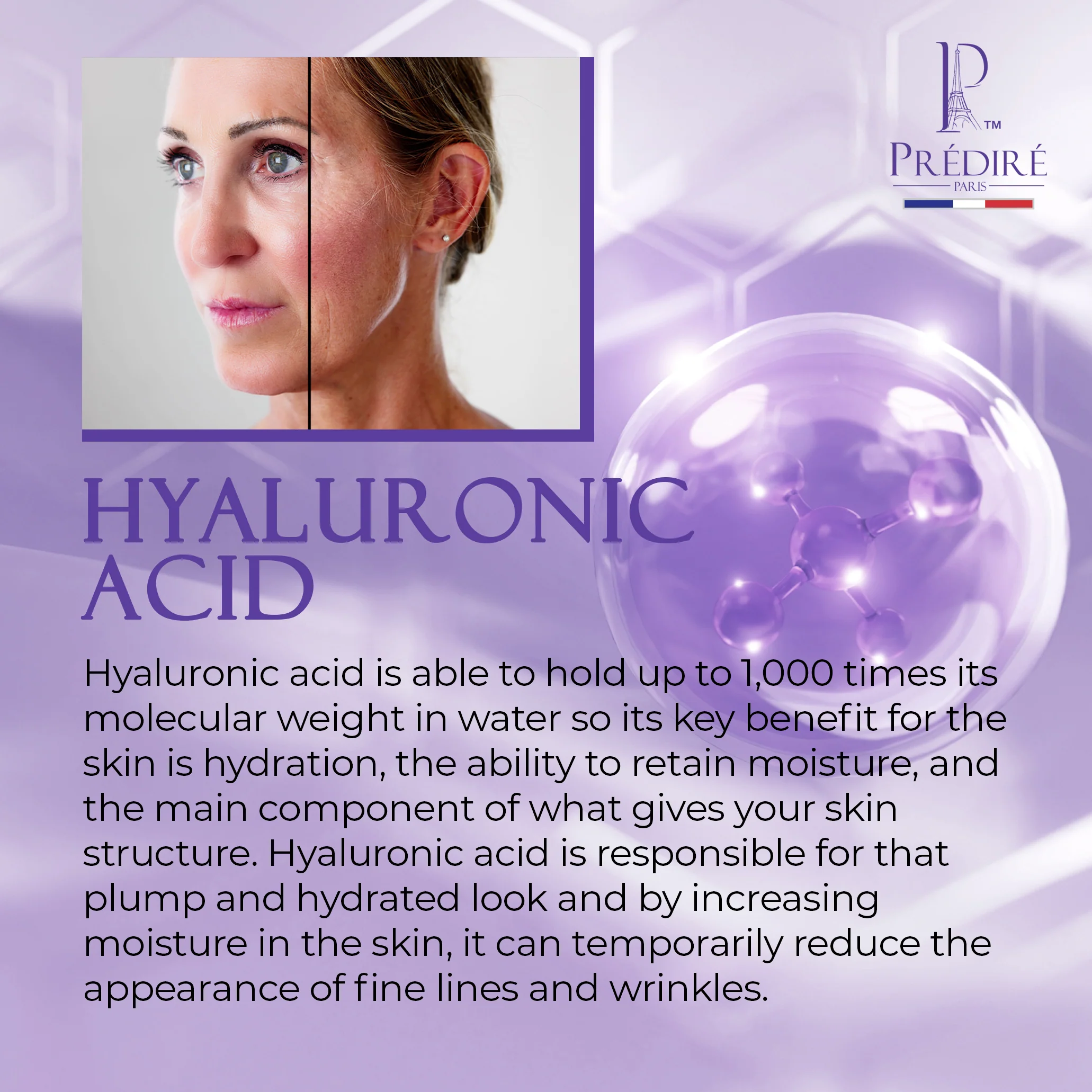 Double-Acting Facial Serum Hyaluronic Based Hydrating & Moisture - Image 4