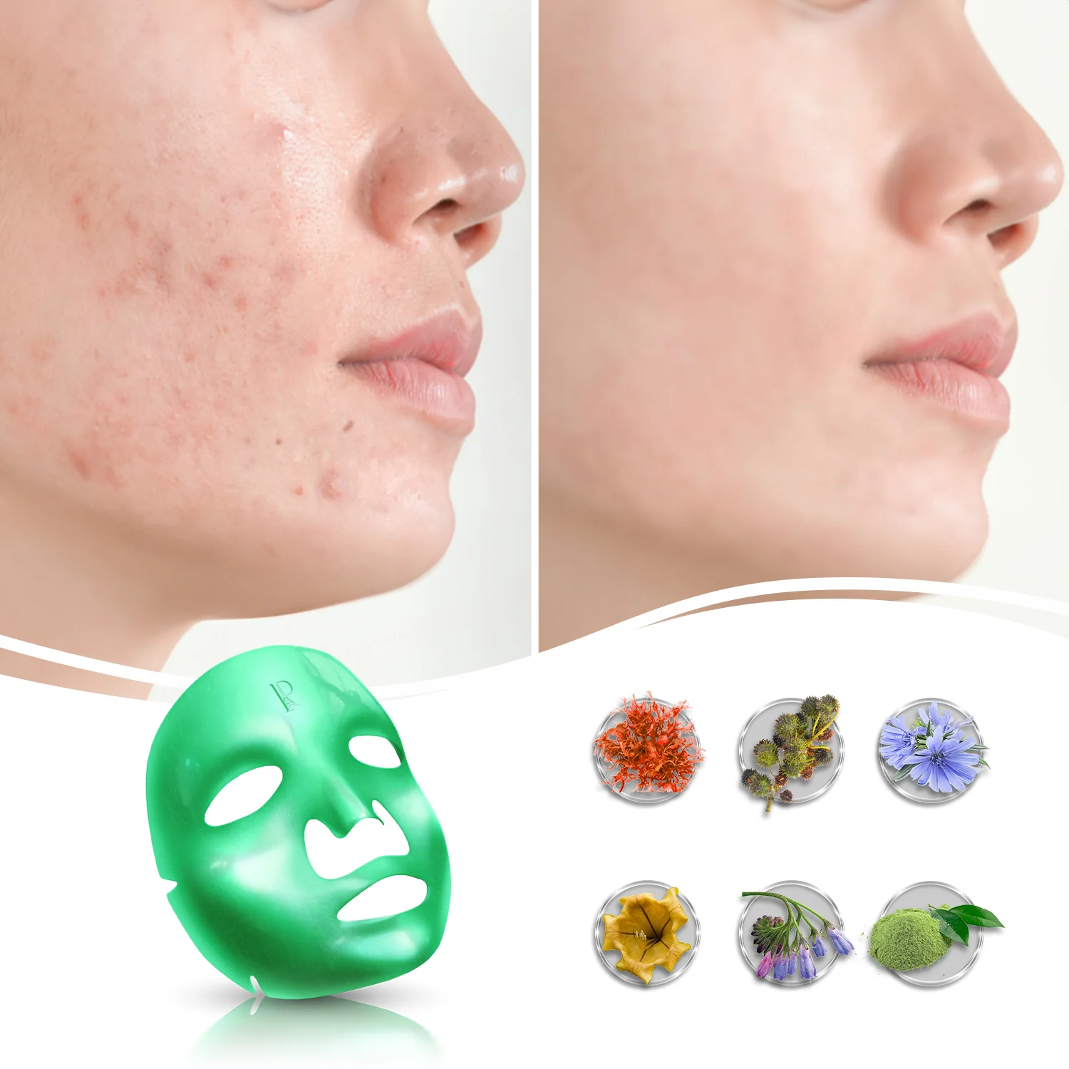 Green Tea Cell Moisturizing Facial Mask - Single Mask - Image 3