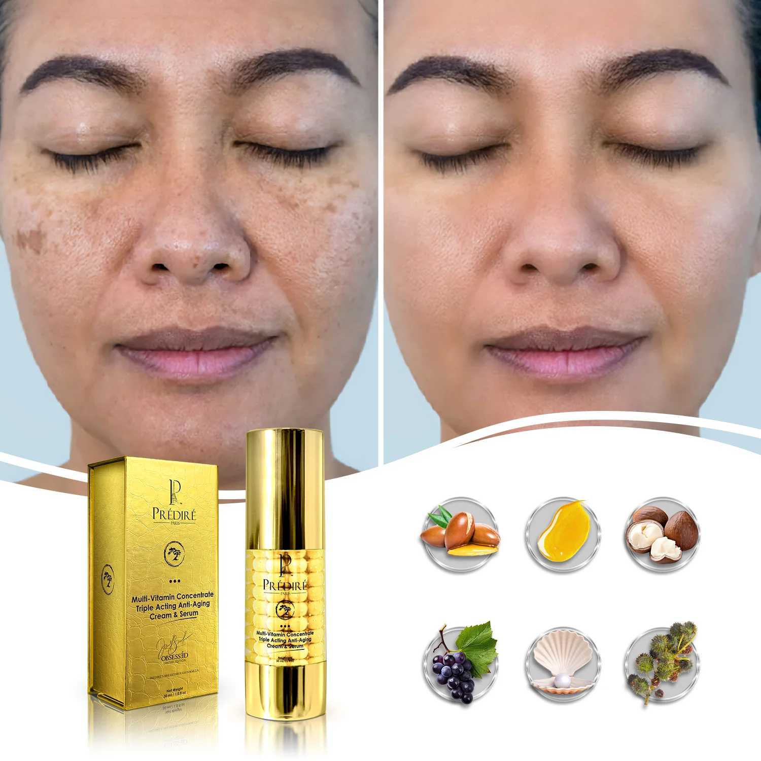 Multi-Vitamin Concentrate Triple Acting Anti-Aging Cream & Serum - Image 3