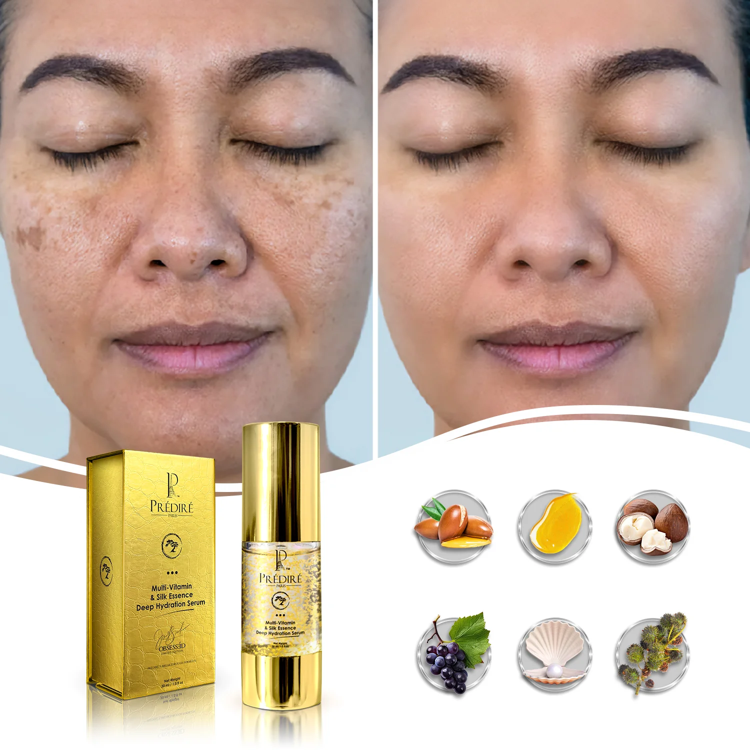 Multi-Vitamin & Silk Essence Deep Hydration Serum - Image 4