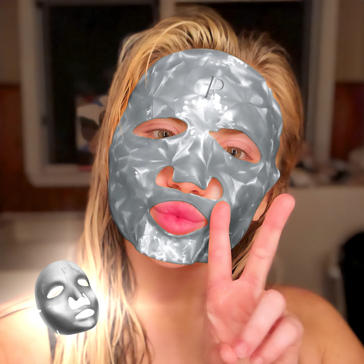 Platinum Collagen Cell Renewal Facial Mask - Single Mask - Image 2