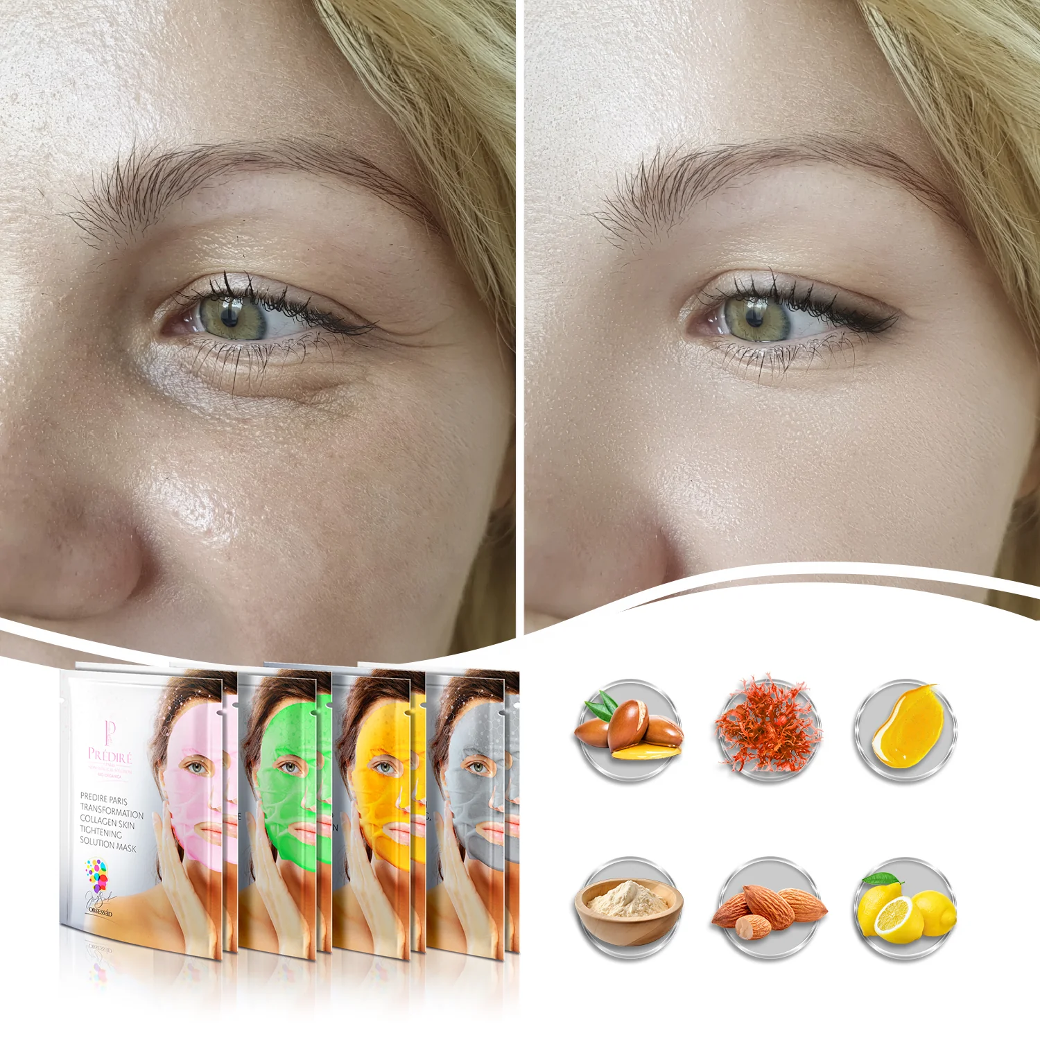 Predire Paris Facial Treatment Mask Set - Set of 8 Masks - Image 2