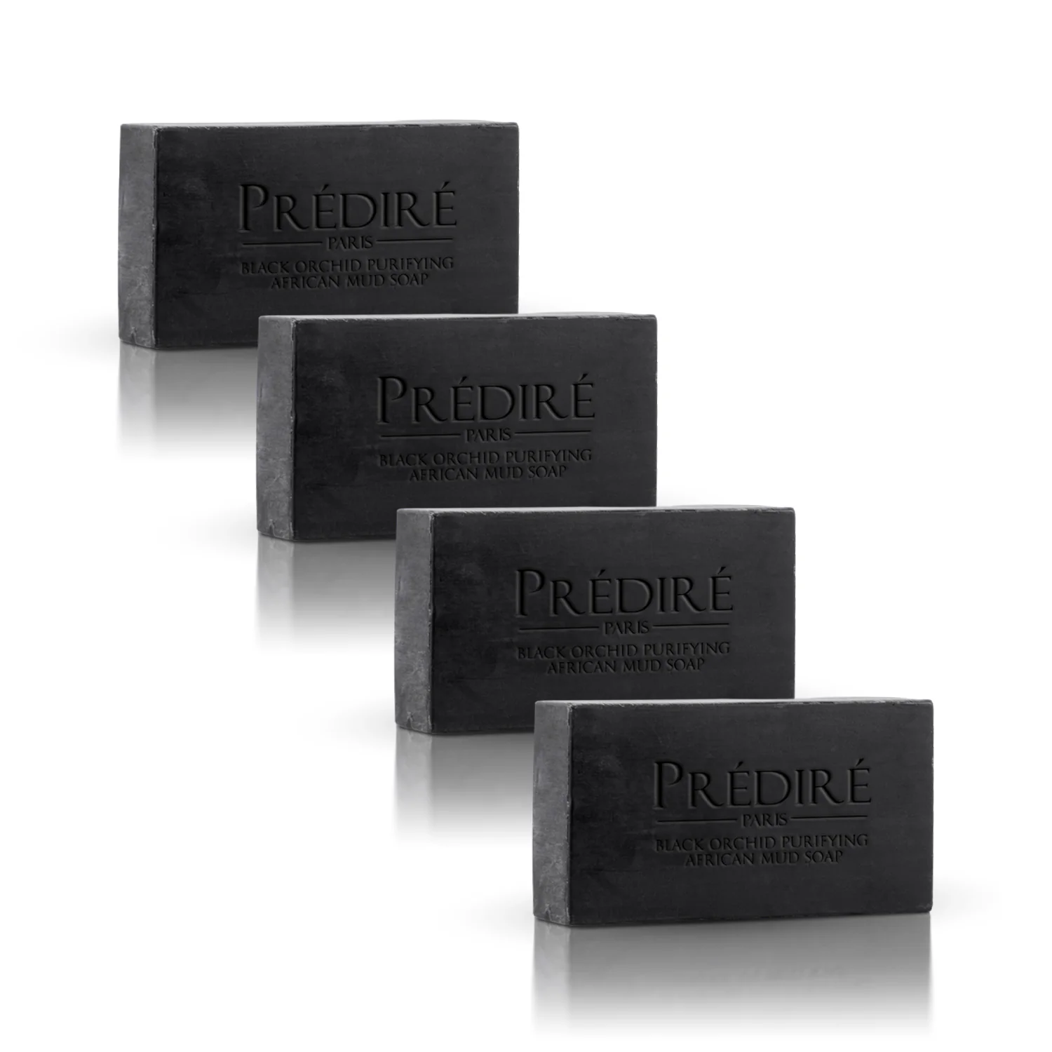 Black Orchid Purifying African Mud Soap | Extreme Hygiene Anti-Bacterial Soap - (4 Pack Bundle) - Image 2