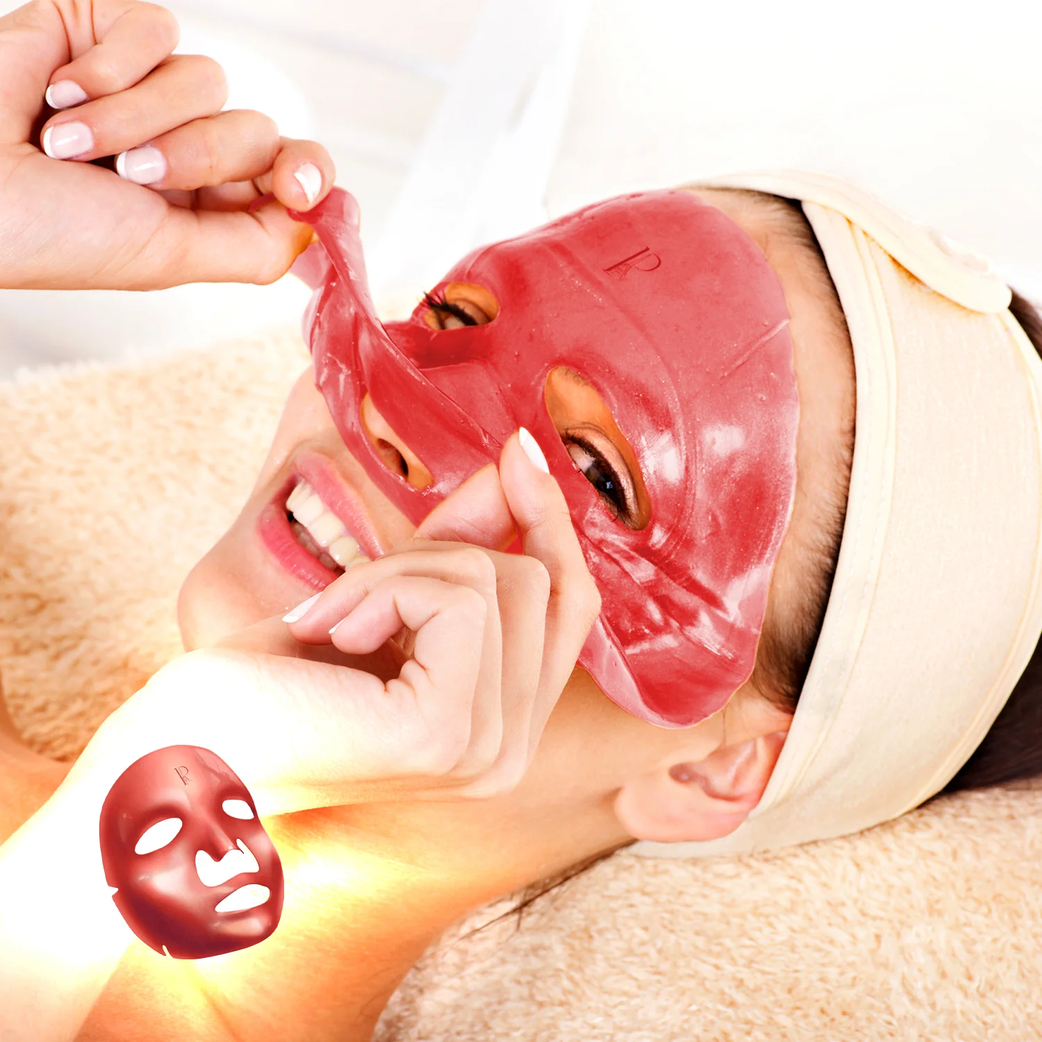 Red Wine Anti-Aging Facial Mask - Single Mask - Image 2