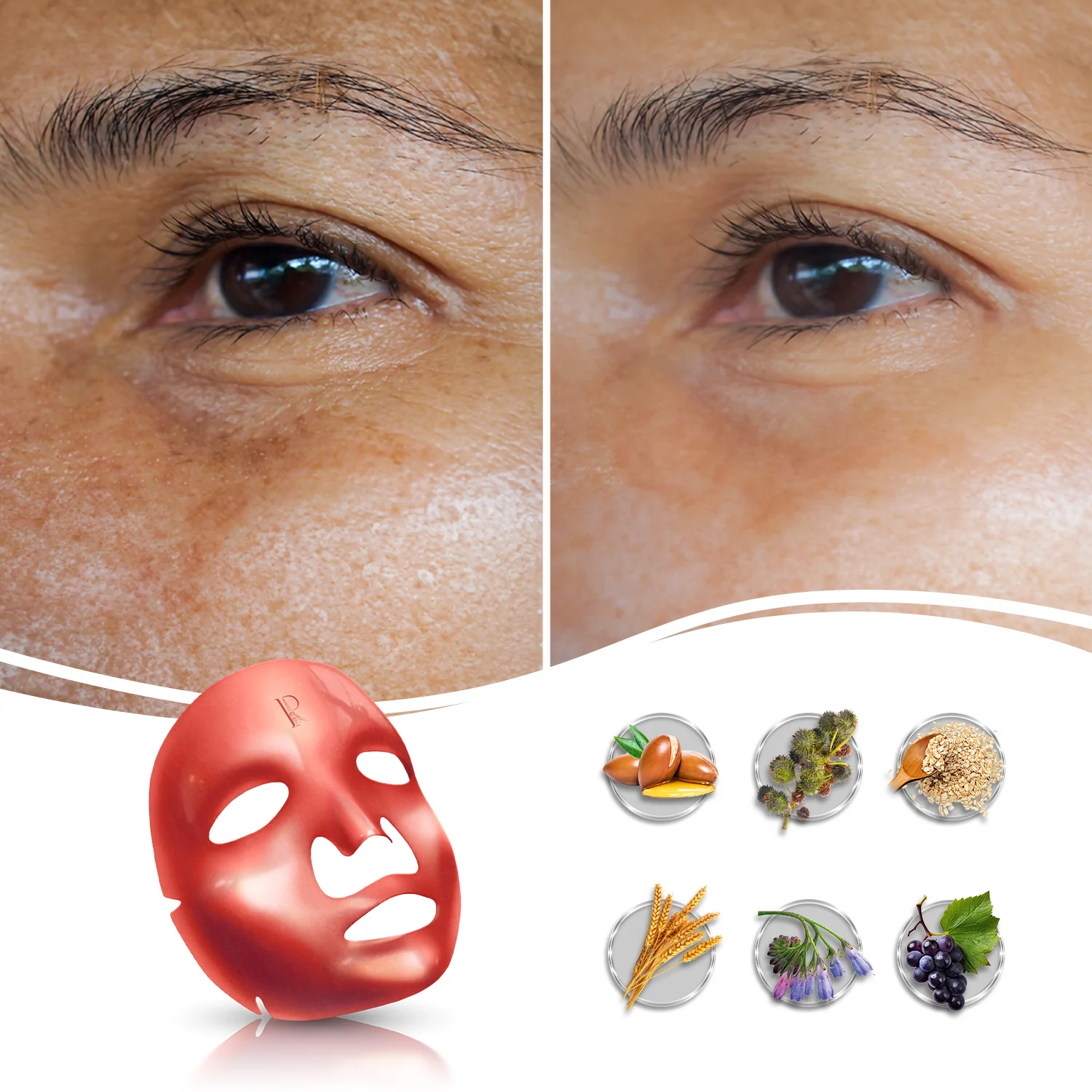 Red Wine Anti-Aging Facial Mask - Single Mask - Image 3
